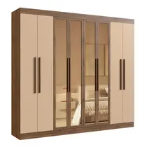 Guarda-Roupa Casal 8 Portas 4 Gavetas 100% MDF Doripel Chicago 68500