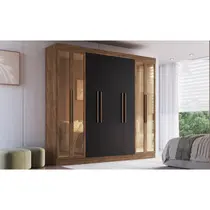 Guarda-Roupa Casal 8 Portas 4 Gavetas 100% MDF Doripel Chicago 68500