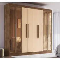 Guarda-Roupa Casal 8 Portas 4 Gavetas 100% MDF Doripel Chicago 68500