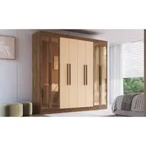 Guarda-Roupa Casal 8 Portas 4 Gavetas 100% MDF Doripel Chicago 68500