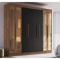 Guarda-Roupa Casal 8 Portas 4 Gavetas 100% MDF Doripel Chicago 68500