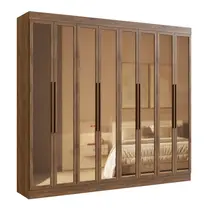 Guarda-Roupa Casal 8 Portas 4 Gavetas 100% MDF Doripel Los Angeles 70300