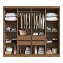 Guarda-Roupa Casal 8 Portas 4 Gavetas 100% MDF Doripel Los Angeles 70300
