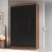 Guarda-Roupa Solteiro 4 Portas 2 Gavetas 100% MDF Doripel Orlando 60400
