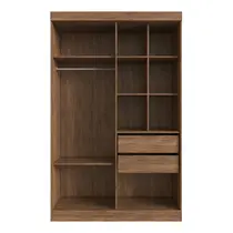 Guarda-Roupa Solteiro 4 Portas 2 Gavetas 100% MDF Doripel Orlando 60400