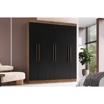 Guarda-Roupa Casal 6 Portas 2 Gavetas 100% MDF Doripel New York 21706
