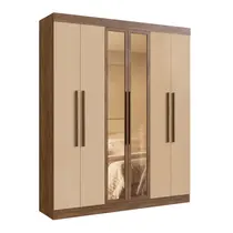 Guarda-Roupa Casal 6 Portas 2 Gavetas 100% MDF Doripel Malibu 25790