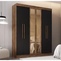 Guarda-Roupa Casal 6 Portas 2 Gavetas 100% MDF Doripel Malibu 25790