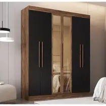 Guarda-Roupa Casal 6 Portas 2 Gavetas 100% MDF Doripel Malibu 25790