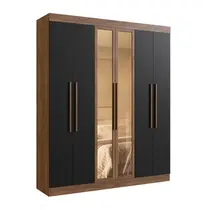 Guarda-Roupa Casal 6 Portas 2 Gavetas 100% MDF Doripel Malibu 25790