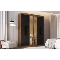 Guarda-Roupa Casal 6 Portas 2 Gavetas 100% MDF Doripel Malibu 25790