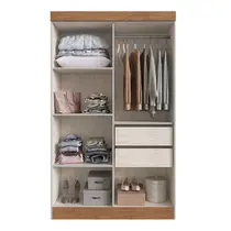 Guarda-Roupa Solteiro 4 Portas 2 Gavetas 100% MDF Doripel New Recife 68400