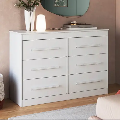 Cômoda 6 Gavetas 100% MDF Doripel Arizona