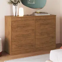 Cômoda 6 Gavetas 100% MDF Doripel Arizona