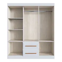 Guarda-Roupa Casal 6 Portas 2 Gavetas 100% MDF Doripel Napoli 67600