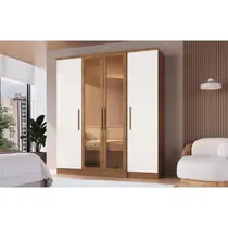 Guarda-Roupa Casal 4 Portas 2 Gavetas 100% MDF Doripel Genebra 29075