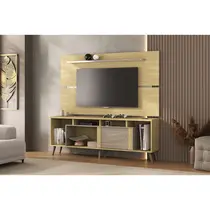 Rack com Painel para TV até 65 polegadas Atualle Roma – Wood Madeirado / Reflecta Brilho