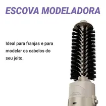Escova Rotativa Philco 5 em 1 PER03 1300W Cinza com Dourado - Bivolt