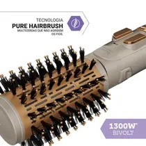 Escova Rotativa Philco 5 em 1 PER03 1300W Cinza com Dourado - Bivolt