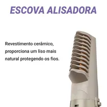 Escova Rotativa Philco 5 em 1 PER03 1300W Cinza com Dourado - Bivolt