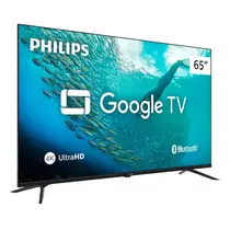 Smart TV 4K 65" Philips LED UHD 65PUG7019 Sistema Google TV com Google Assistant HDR 3 HDMI 2 USB