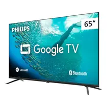 Smart TV 4K 65" Philips LED UHD 65PUG7019 Sistema Google TV com Google Assistant HDR 3 HDMI 2 USB