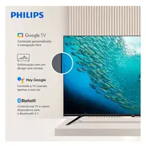 Smart TV 4K 65" Philips LED UHD 65PUG7019 Sistema Google TV com Google Assistant HDR 3 HDMI 2 USB