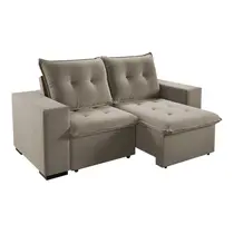 Sofá 2 Lugares 2m Retrátil Reclinável Veludo Vian Esplendor