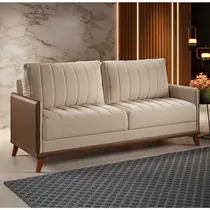 Sofá 2 Lugares 2m Linho Vian Living Conce
