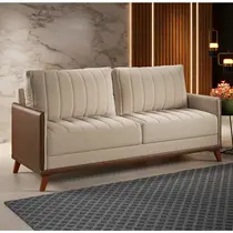 Sofá 2 Lugares 2m Linho Vian Living Conce