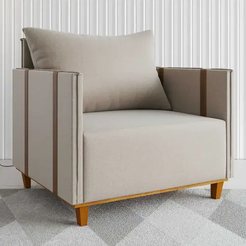 Poltrona Linho Vian Glamour