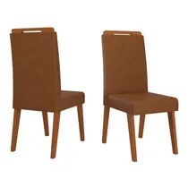 Conjunto de 2 Cadeiras Estofadas Corano Viero Lotus