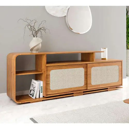 Rack para TV até 75 Polegadas 1,8m Viero Madrid