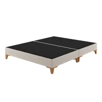 Base para Cama Box Queen Vian Atuale Rustico 158x198x18cm - Palha