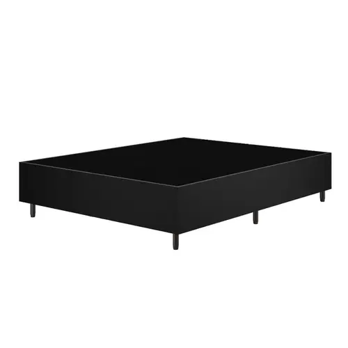 Base para Cama Box Casal Vian Classic Veludo 138x188x25cm - Preto