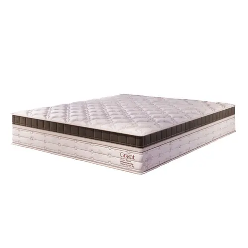Colchão Queen Molas Ensacadas Vian Great 158x198x36cm - Capuccino