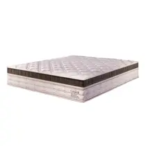 Colchão Queen Molas Ensacadas Vian Great 158x198x36cm - Capuccino