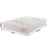 Colchão Casal Molas Ensacadas Vian Choose 138x188x30cm – Creme