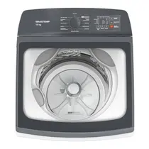 Lavadora de Roupas Brastemp 18kg BWF18AB com Ciclo Tira Manchas e Cesto em Inox Branco