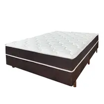Cama Box Casal Cristalflex Flash Dubai 138x188x58cm Molas Ensacadas – Bordo