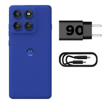 Smartphone Motorola Edge 60 Pro 5G 256GB 12GB RAM + 12GB Ram Boost Câmera Tripla + Frontal 50MP Tela 6,7” - Azul