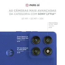 Smartphone Motorola Edge 60 Pro 5G 256GB 12GB RAM + 12GB Ram Boost Câmera Tripla + Frontal 50MP Tela 6,7” - Azul