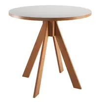 Mesa de Jantar 4 Lugares com Tampo de Vidro Madetal Dallas 90x90cm