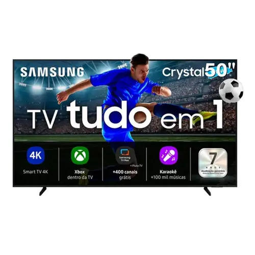 Smart TV 4K 50” Samsung UHD UN50U8600 Crystal Bluetooth com Comando de Voz HDR 3