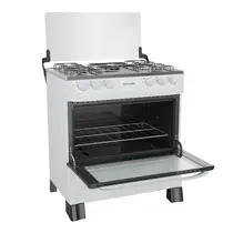Fogão 5 Bocas Mueller MFI5BA com Mesa de Inox Branco