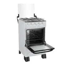 Fogão 4 Bocas Mueller MFI4BB com Mesa de Inox e Acendimento Automático Branco