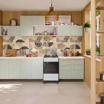 Fogão 4 Bocas Mueller MFI4BB com Mesa de Inox e Acendimento Automático Branco