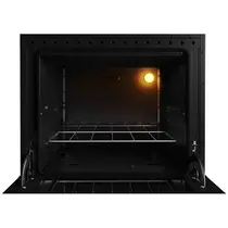 Fogão 4 Bocas Mueller MFI4BF com Mesa de Inox e Acendimento Automático Preto Fosco - Bivolt