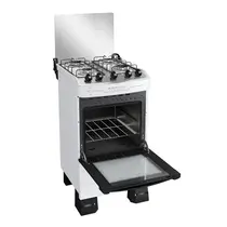 Fogão 4 Bocas Mueller MFI4BF com Mesa de Inox e Acendimento Automático Branco - Bivolt