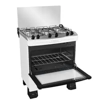 Fogão 5 Bocas Mueller MFI5BF com Mesa de Inox e Acendimento Automático Branco - Bivolt